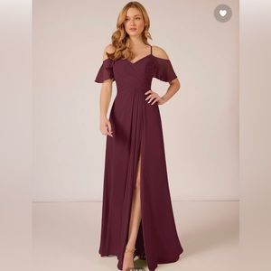 Azazie Dakota Cabernet size a4